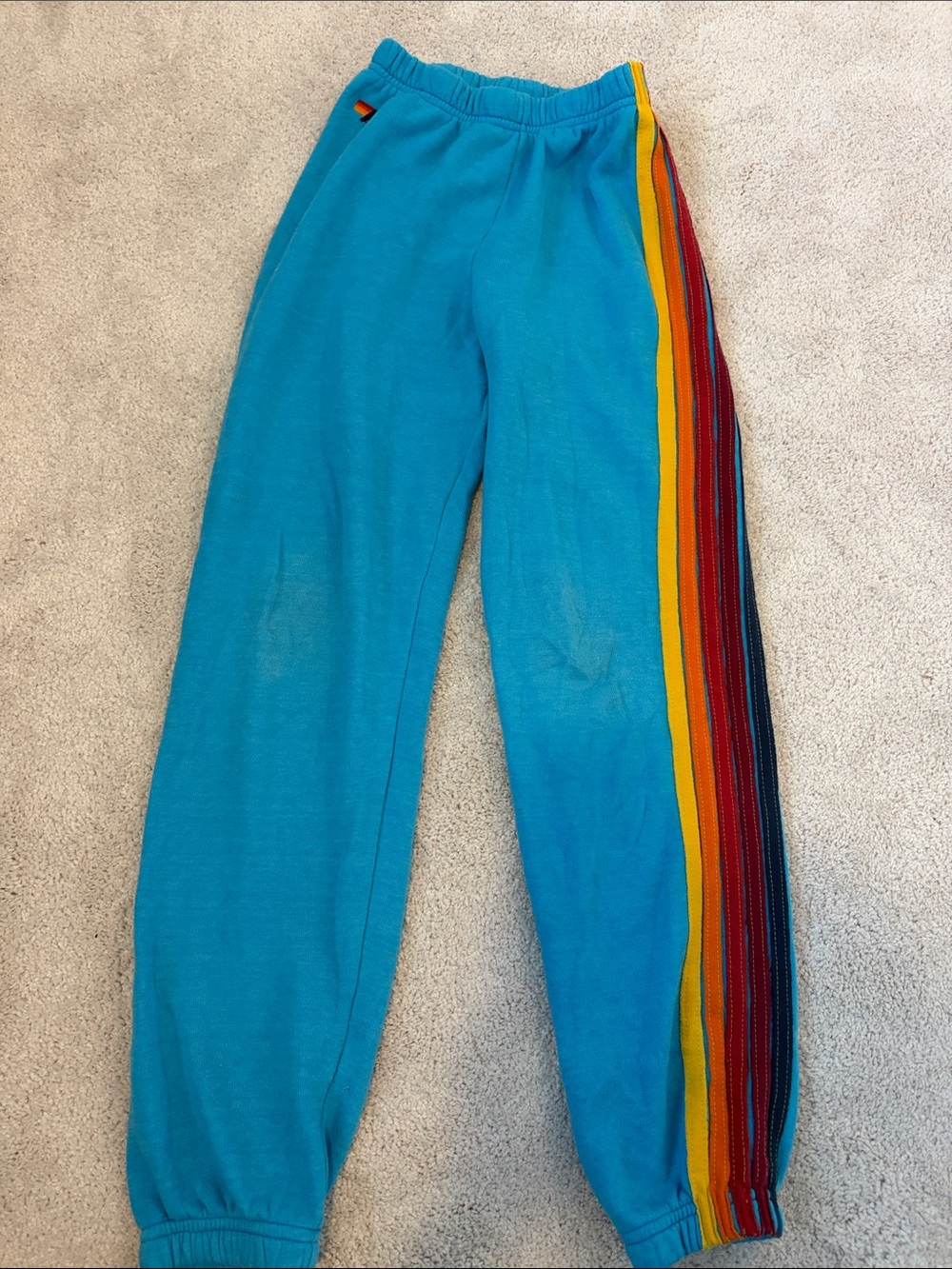 Aviator Nation Kids 5 Stripe Sweatpants, 10.